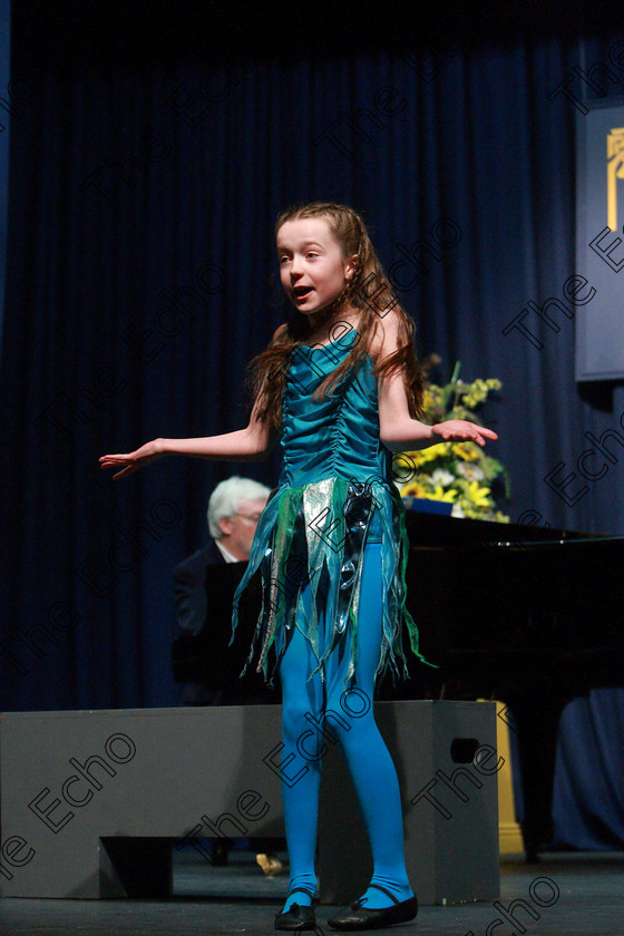 Feis26032018Mon16 
 16
Olivia Crowley performing Part of your World from The Little Mermaid.
 Speech and Drama Class: 114: The Altrusa Club of Cork Perpetual Trophy Solo Action Song 10 Years and Under Section 3Feis Maiti 92nd Festival held in Fr. Mathew Hall. EEjob 26/03/2018 Picture: Gerard Bonus