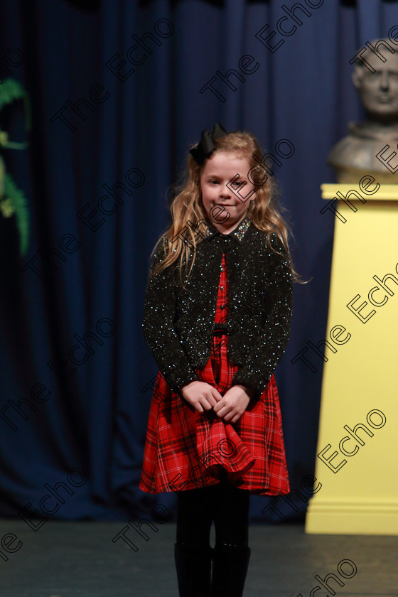 Feis02042019Tue30 
 30
Fia Comerford Performing.

Rionn: 517: Corn Helen Bharslabhairt 7BlianaDAois N Faoina Roinn 1
Rogha:Luch Chliste. N:Cois Tr.

Feis Maiti 93rd Festival held in Fr. Mathew Hall. EEjob 02/04/2019. Picture: Gerard Bonus