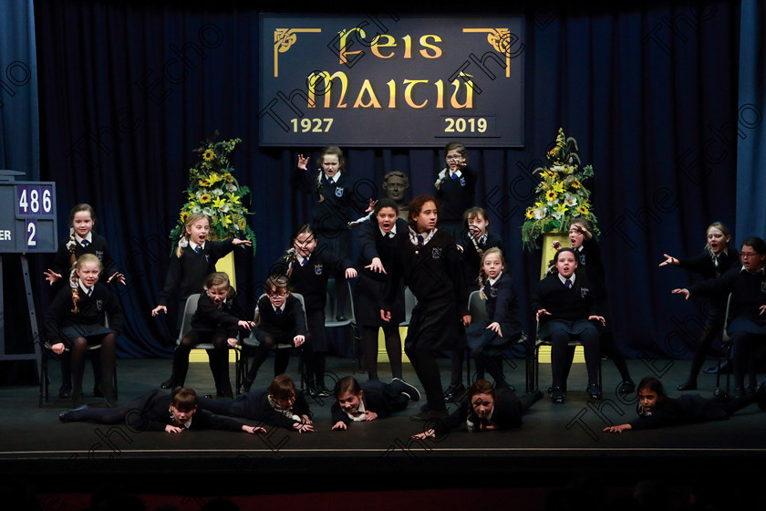 Feis13032019Wed12 
 7~14
Maria Assumpta Ballyphehane performing.

Feis Maiti 93rd Festival held in Fr. Mathew Hall. EEjob 13/03/2019. Picture: Gerard Bonus. 
Class: 486Action Verse The William OSullivan Memorial Perpetual Cup4thClass (a) Skeleton House Laurence Smith (b) Own Choice.1