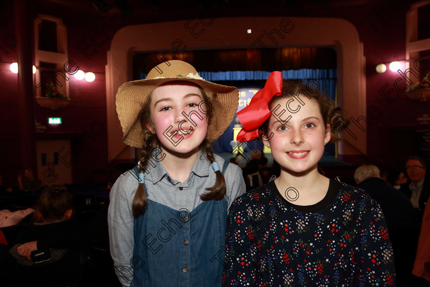 Feis22032019Fri53 
 53
Performers Kelly Ann Holmes and Saoirse Moynihan from Ovens.

Class: 311: Dramatic Duo12 Years and Under Section 2 A Dramatic Scene not exceeding 8minutes.

Feis Maiti 93rd Festival held in Fr. Mathew Hall. EEjob 22/03/2019. Picture: Gerard Bonus.