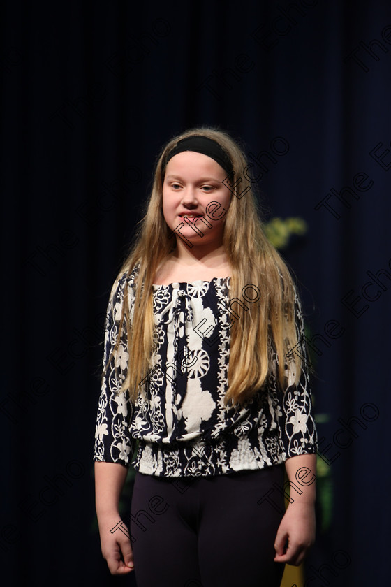 Feis20022018Tue13 
 13
Chloe Hickey Bell performing.
 Speech and Drama Class: 364: Girls 11 Years and Under Section 1 Feis Maiti 92nd Festival held in Fr. Mathew Hall. EEjob 20/02/2018 Picture: Gerard Bonus.