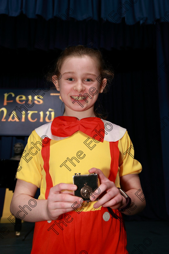 Feis06032018Tue24 
 24
Bronze Medallist Ciara Cotterell from Wilton
 Singing and School Choirs Class: 113: The Edna McBirney Memorial Perpetual Award Solo Action Song 12 Years and Under Section 2 Feis Maiti 92nd Festival held in Fr. Mathew Hall. EEjob 06/03/2018 Picture: Gerard Bonus.