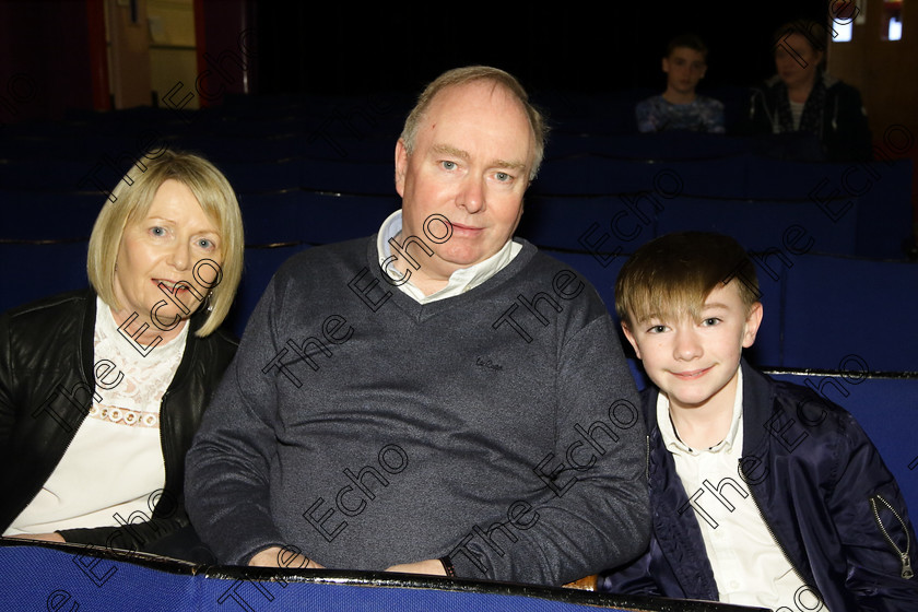 Feis25032018Sun80 
 80
Ross McCarthy with his parents Dave and Val.
 Speech and Drama Class: 377: Solo Verse Speaking Boys 12 Years and Under Feis Maiti 92nd Festival held in Fr. Mathew Hall. EEjob 25/03/2018 Picture: Gerard Bonus