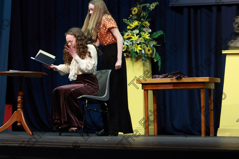 Feis14032019Thu36 
 35~36
Nina Buckley and Emma Fitton from Aherla and Ovens performing North Anger Abby.

Class: 310: The Peg Hallahan Memorial Perpetual Trophy Dramatic Duo 14 Years and Under A Dramatic Scene not exceeding 10 minutes.

Feis Maiti 93rd Festival held in Fr. Mathew Hall. EEjob 14/03/2019. Picture: Gerard Bonus.