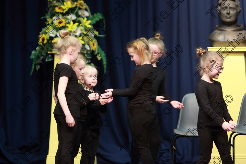 Feis29032019Fri50 
 50~51
Ellis Stage School, Passage West performing Hide and Seek.

Class: 469: The Thomas OConnell Memorial Perpetual Cup Group Mime 9 Years and Under choice of (a) A Walk in the Park(c) Hide and Seek (b) The Fun Fair(d) Lets Build a Snowman.

Feis Maiti 93rd Festival held in Fr. Mathew Hall. EEjob 29/03/2019. Picture: Gerard Bonus