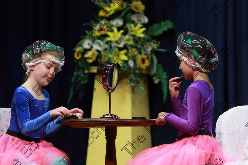 Feis26032019Tue27 
 26~27
Sbeal Walsh and Lucy McKibben from Wilton performing The Glass Sipper.

Class: 312: Dramatic Duo 10 Years and Under Section 1, A Duo Scene not exceeding 5minutes.

Feis Maiti 93rd Festival held in Fr. Mathew Hall. EEjob 26/03/2019. Picture: Gerard Bonus