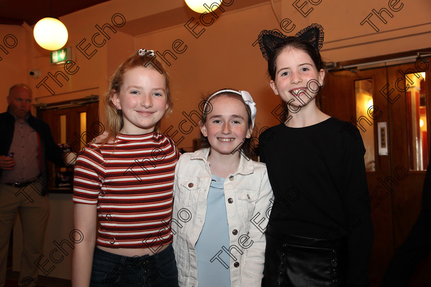 Feis26032019Tue08 
 8
Performers Catherine Doyle, Jessica McAllen and Mia Mansfield from Ballincollig, Ballinora and Rochestown.

Class: 364: Solo Verse Speaking Girls 11 Years and Under Section 3 Either: Cat Mary Britton Miller or: The Dark James Carter.

Feis Maiti 93rd Festival held in Fr. Mathew Hall. EEjob 26/03/2019. Picture: Gerard Bonus