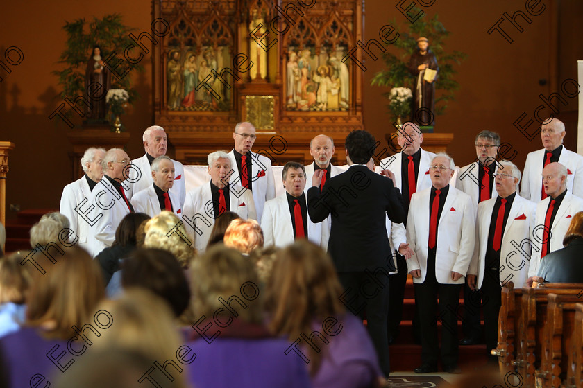 Feis04022018Sun59 
 58~60
Polyphonics Chorus conducted by Patrick Dalton.
 Holy Trinity Capuchin Church Adult Choirs Class: 78: The Lynch Memorial Perpetual Cup Adult Vocal Choirs Two Contrasting Songs Feis Maiti 92nd Festival held in Fr. Matthew Hall. EEjob 02/02/2018 Picture: Gerard Bonus.