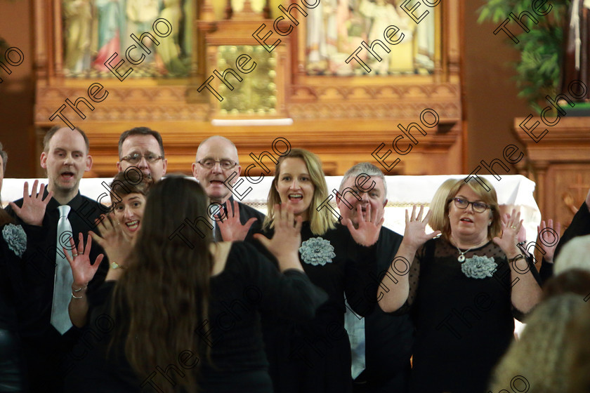 Feis0302109Sun61 
 60~61
Barony Choir singing All That Jazz Conducted by Ann Ralph.

Class: 78: The Lynch Memorial Perpetual Cup Adult Vocal Choirs Two Contrasting Songs.

Feis Maiti 93rd Festival held in Fr. Matthew Hall. EEjob 03/02/2019. Picture: Gerard Bonus.