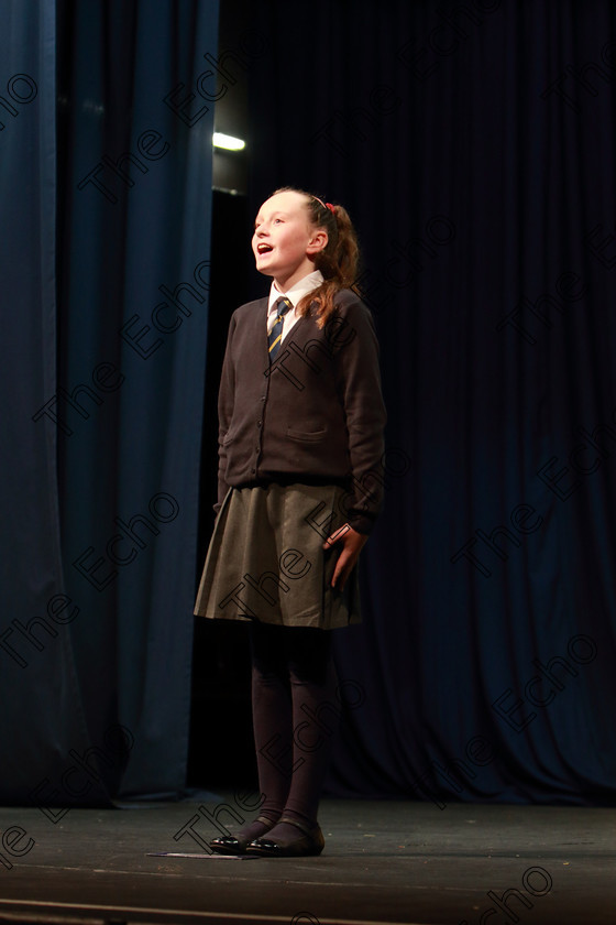 Feis19032019Tue25 
 25
Emma McAuliffe performing.

Class: 364: Solo Verse Speaking Girls 11 Years and Under Section 2 Either: Cat Mary Britton Miller or: The Dark James Carter.

Feis Maiti 93rd Festival held in Fr. Mathew Hall. EEjob 19/03/2019. Picture: Gerard Bonus.