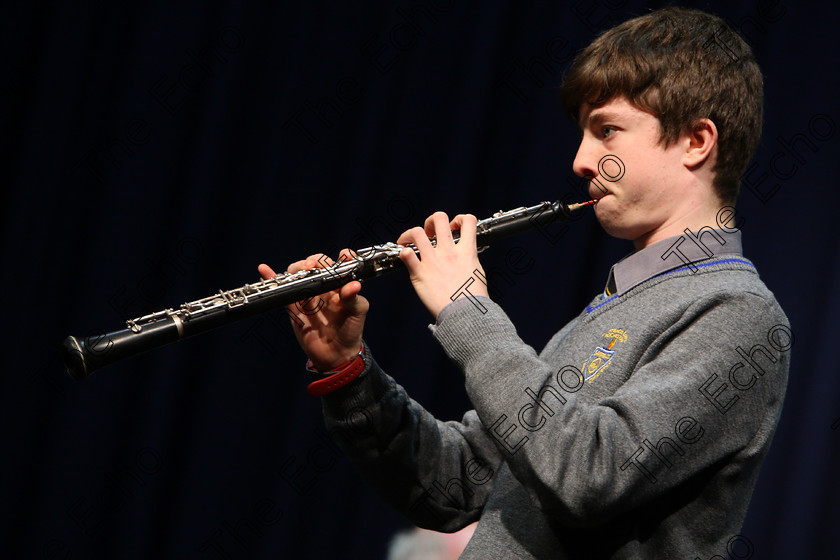 Feis09022018Fri31 
 31
Cathal ORegan performing.
 Instrumental Music Class: 212: Woodwind Solo16 Years and Under Feis Maiti 92nd Festival held in Fr. Mathew Hall. EEjob 09/02/2018 Picture: Gerard Bonus.