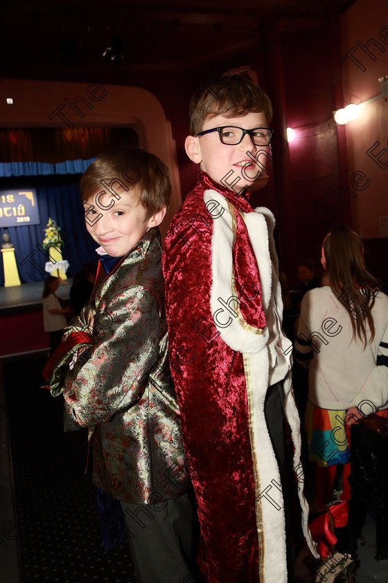 Feis21032019Thu26 
 26
George OMahony and Daniel Ryan from Wilton and Waterfall performed The Princess and the Swineherd.

Class: 311: Dramatic Duo 12 Years and Under Section 1 A Dramatic Scene not exceeding 8minutes.

Feis Maiti 93rd Festival held in Fr. Mathew Hall. EEjob 21/03/2019. Picture: Gerard Bonus.