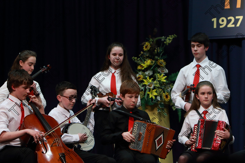 Feis04042019Thu34 
 34~36
Douglas Comhaltas U14 1

Class: 551: Grupa Ceoil Corn Evening Echo 14 Bliana DAois N Faoina

Feis Maiti 93rd Festival held in Fr. Mathew Hall. EEjob 04/04/2019. Picture: Gerard Bonus