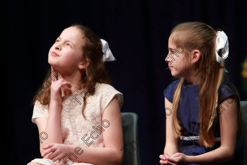 Feis22032019Fri34 
 33~34
ine Leahy and Cliona Murphy from Ovens performing The Little Princess.

Class: 311: Dramatic Duo12 Years and Under Section 2 A Dramatic Scene not exceeding 8minutes.

Feis Maiti 93rd Festival held in Fr. Mathew Hall. EEjob 22/03/2019. Picture: Gerard Bonus.