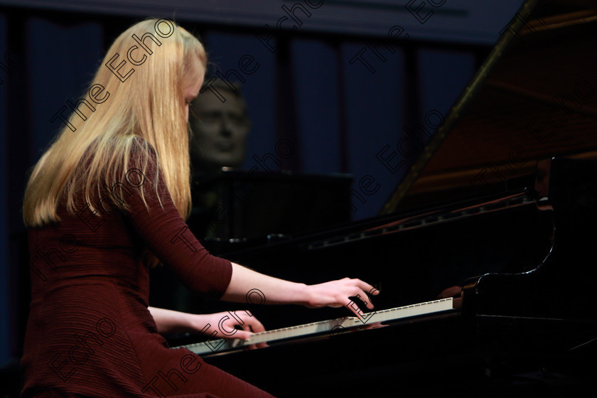 Feis0602109Wed25 
 25
rlaith OSullivan performing.

Class: 158: The John Malone Memorial Perpetual Trophy and Bursaries
Bursaries Value 100 Piano Repertoire 16Year sand Under A Programme of contrasting style and period, time limit 15 minutes

Feis Maiti 93rd Festival held in Fr. Matthew Hall. EEjob 06/02/2019. Picture: Gerard Bonus