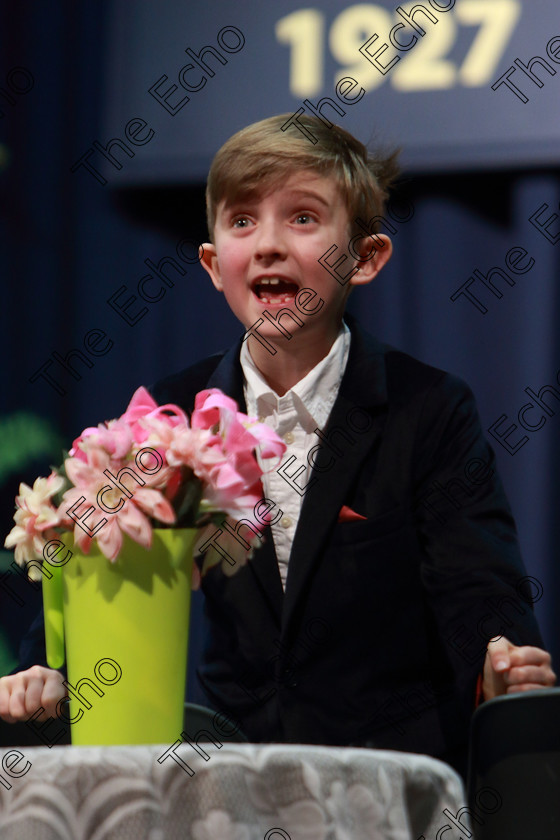 Feis08032019Fri11 
 11
Oran Lyons giving a 3rd place performance of The Snow Queen.

Class: 328: The Fr. Nessan Shaw Memorial Perpetual Cup Dramatic Solo 10YearsandUnder Section 1 A Solo Dramatic Scene not to exceed 4 minutes.

Feis Maiti 93rd Festival held in Fr. Mathew Hall. EEjob 08/03/2019. Picture: Gerard Bonus