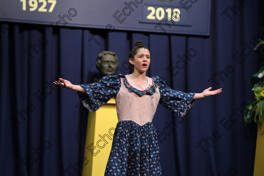 Feis22022018Thu34 
 32~34
Erin Trought with her partner Anna performing Roll of Thunder Hear my Cry. Speech and Drama Classes: 310: The Peg Hallahan Perpetual Trophy Dramatic Duo 14 Years and Under Feis Maiti 92nd Festival held in Fr. Mathew Hall. EEjob 22/02/2018 Picture: Gerard Bonus.