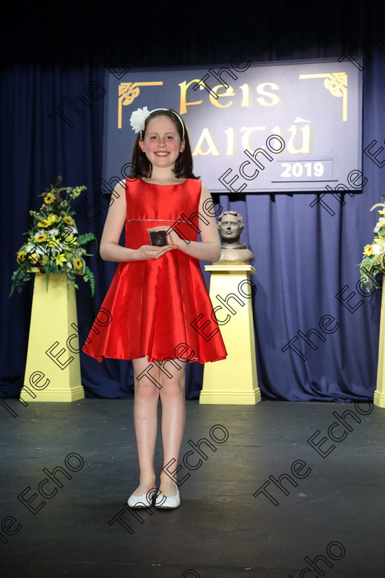 Feis29032019Fri34 
 34
Bronze Medallist Claire Mulcahy from Aghada.

Class: 365: Solo Verse Speaking Girls 10Years and Under Section 5 Either: Meeting Rachel Field or Wanted A Witches Cat Shelagh McGee.

Feis Maiti 93rd Festival held in Fr. Mathew Hall. EEjob 29/03/2019. Picture: Gerard Bonus