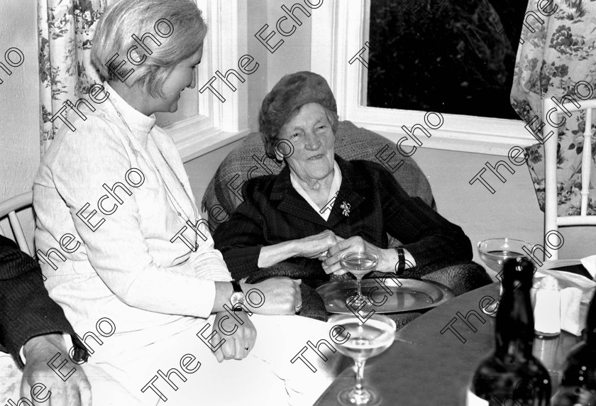 1217506 
 Hannah Collins, sister of General Michael Collins, pictured in 1970 Ref. 638P-141 old black and white