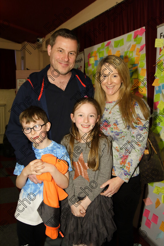 Feis25032018Sun71 
 71
Performer Allison Tessier from Frankfield with her parents Jason and Trish and brother Nathan.
 Speech and Drama Class: 366: Solo Verse Speaking Girls 9 Years and Under Section 5 Feis Maiti 92nd Festival held in Fr. Mathew Hall. EEjob 25/03/2018 Picture: Gerard Bonus