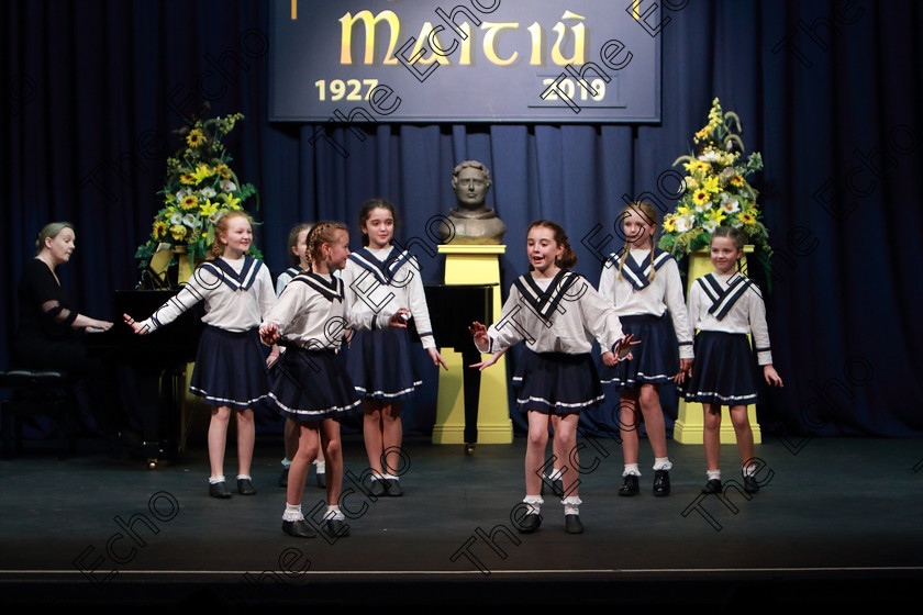 Feis28022019Thu58 
 58~61
Performers Academy performing extracts from Sound of Music.

Class: 103: The Rebecca Allman Perpetual Trophy Group Action Songs 10 Years and Under Programme not to exceed 10minutes.

Feis Maiti 93rd Festival held in Fr. Mathew Hall. EEjob 28/02/2019. Picture: Gerard Bonus