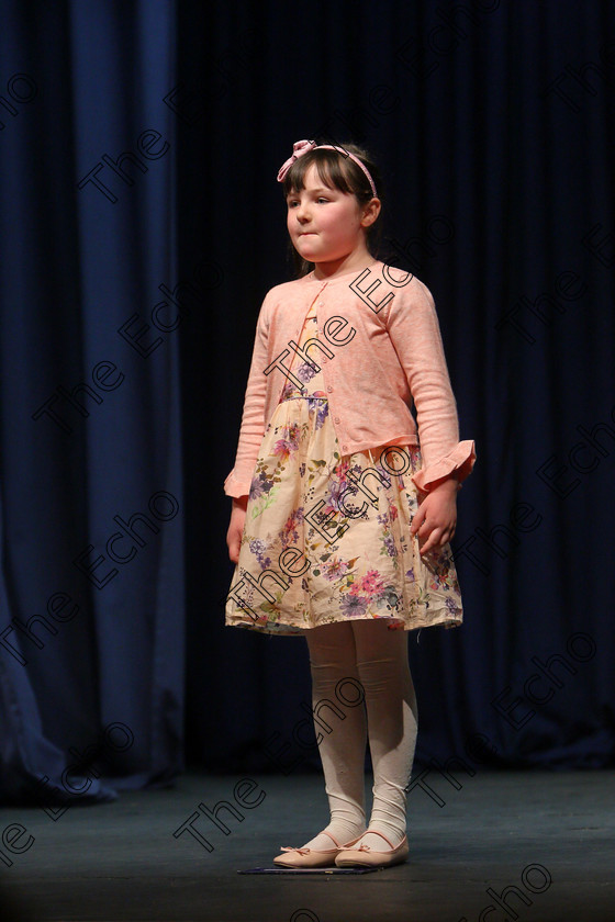 Feis24022018Sat48 
 48
Amber Bridgeman performing.
 Speech and Drama Class: 369: Solo Verse Speaking Girls 6 Years and Under Section 3 Feis Maiti 92nd Festival held in Fr. Mathew Hall. EEjob 24/02/2018 Picture: Gerard Bonus.