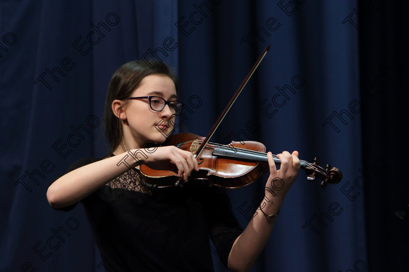 Feis0202109Sat39 
 39
Anna Jansson from Wilton playing Mozarts Violin Concerto in A Major

Class: 237 The Michael Keller Memorial Perpetual Cup Senior Violin (a) Lalo  Guitare, Op.28. (b) Contrasting piece not to exceed 5 minutes.

Feis Maiti 93rd Festival held in Fr. Matthew Hall. EEjob 02/02/2019. Picture: Gerard Bonus