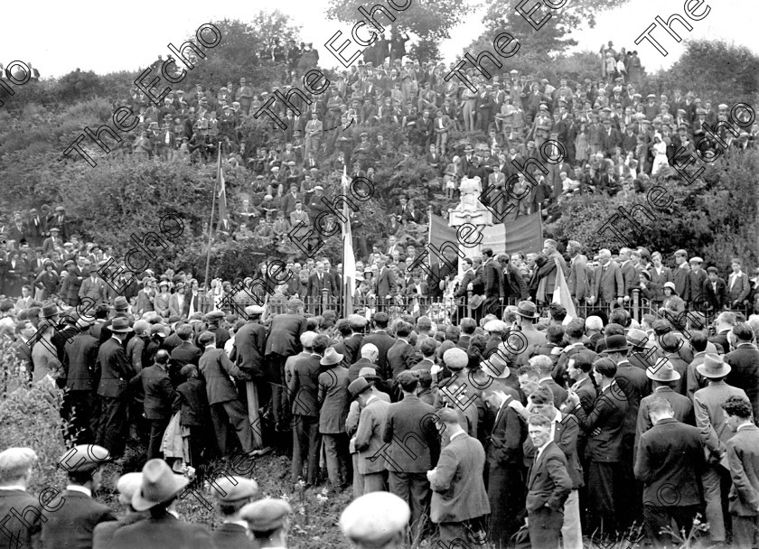 776890 
 For 'READY FOR TARK'
General Richard Mulcahy speaking at the tenth anniversary Beal na Blath commemeration 18/08/1932 Ref. 963A Old black and white Michael Collins civil war