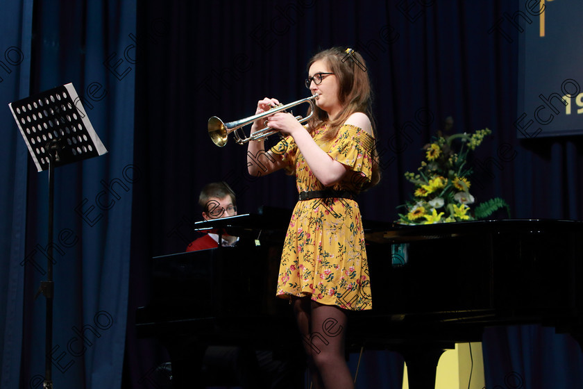 Feis13022019Wed37 
 36~37
Orlaigh ODriscoll from The City Centre giving a winning performance of Andante

Class: 202: The Frank Lacey Memorial Perpetual Shield Senior Brass Programme not to exceed 12 minutes.

Feis Maiti 93rd Festival held in Fr. Mathew Hall. EEjob 13/02/2019. Picture: Gerard Bonus