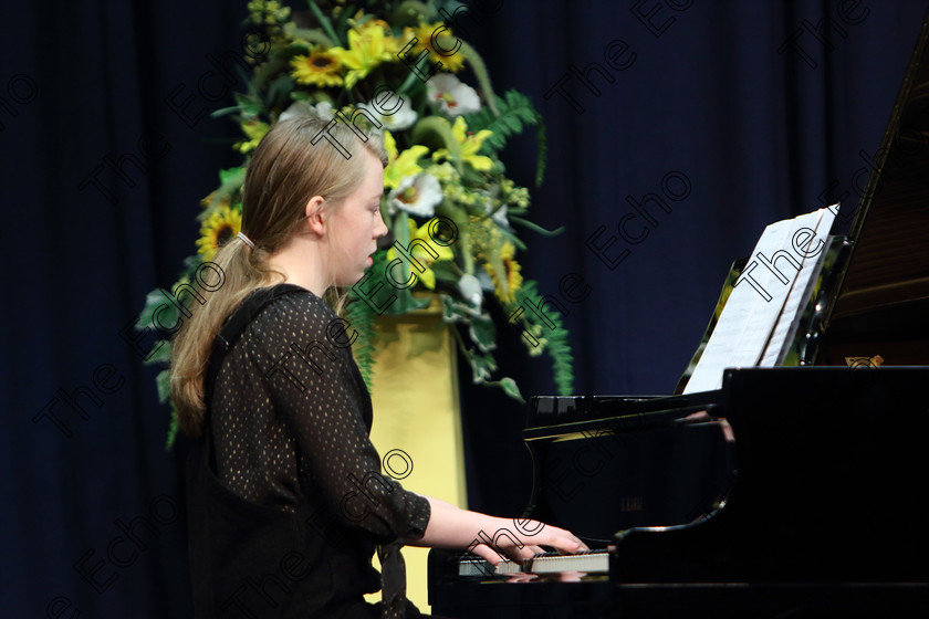 Feis0202109Sat05 
 5
Meave OConnor performing.

Class: 184: Piano Solo 15 Years and Under Confined Two contrasting pieces not exceeding 4 minutes. The Kilshanna Music Perpetual Cup

Feis Maiti 93rd Festival held in Fr. Matthew Hall. EEjob 02/02/2019. Picture: Gerard Bonus