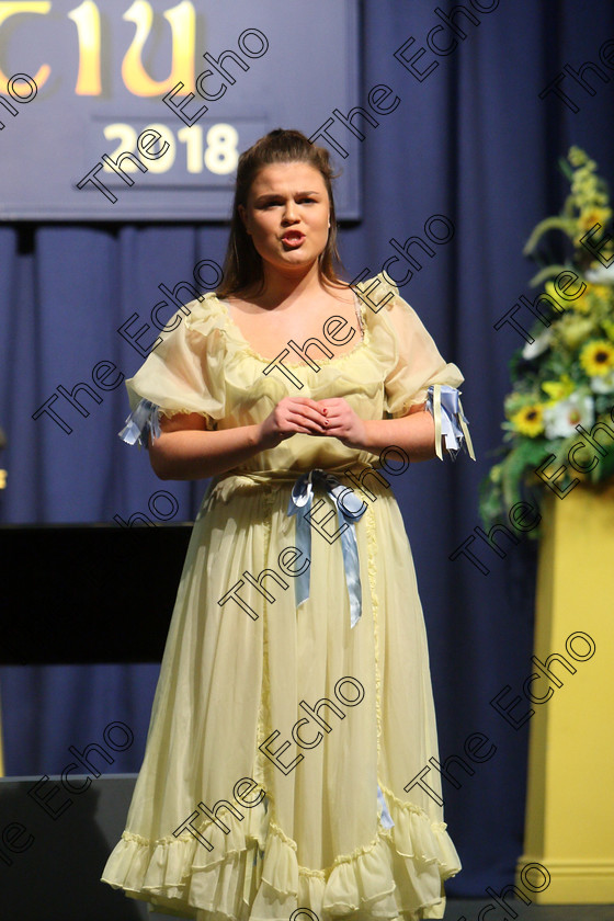 Feis26032018Mon76 
 75~76
Niamh Dorney from Courtbrack singing I could have Danced All Night from My Fair Lady
 Speech and Drama Class: 111: The Edna McBirney Memorial Perpetual Cup Solo Action Song 16 Years and Under Section 1 An action song of own choice Feis Maiti 92nd Festival held in Fr. Mathew Hall. EEjob 26/03/2018 Picture: Gerard Bonus