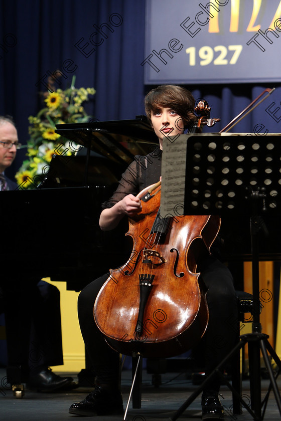 Feis05022018Mon22 
 22
Zoe Stedje from Limerick giving a Silver 2nd place performance.

Instrumental Music Class: 246: Violoncello Concerto One Movement from a Concerto; Feis Maiti 92nd Festival held in Fr. Matthew Hall. EEjob 05/02/2018 Picture: Gerard Bonus.