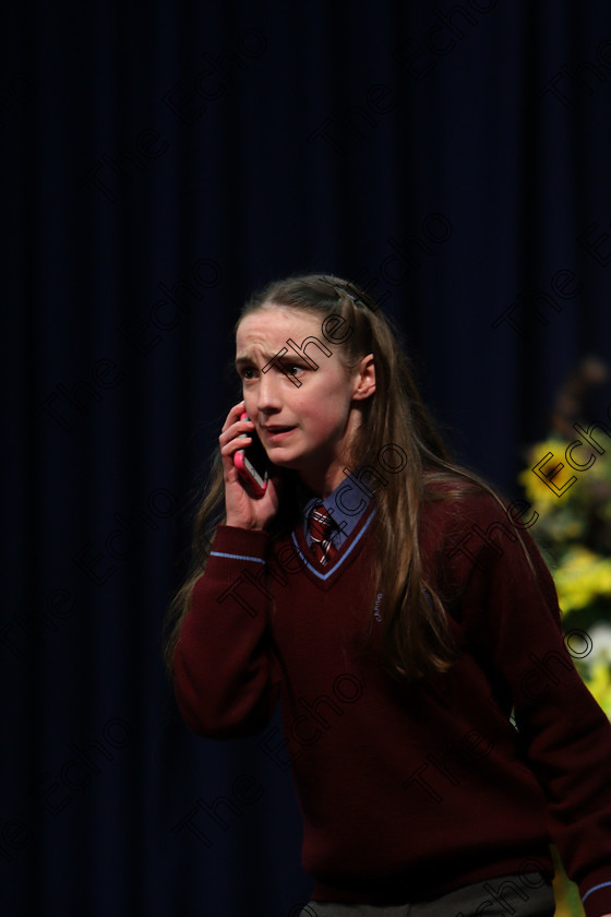 Feis20022018Tue71 
 71~72
Eva Roset performing A Zit on my face.
 Speech and Drama Class: 326: The James ODonovan Memorial Perpetual Cup Year sand Dramatic Solo 14 Section 2 Under Feis Maiti 92nd Festival held in Fr. Mathew Hall. EEjob 20/02/2018 Picture: Gerard Bonus.