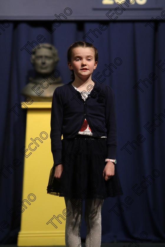 Feis25032018Sun58 
 58
Krista Jennings reciting her poem
 Speech and Drama Class: 366: Solo Verse Speaking Girls 9 Years and Under Section 5 Feis Maiti 92nd Festival held in Fr. Mathew Hall. EEjob 25/03/2018 Picture: Gerard Bonus