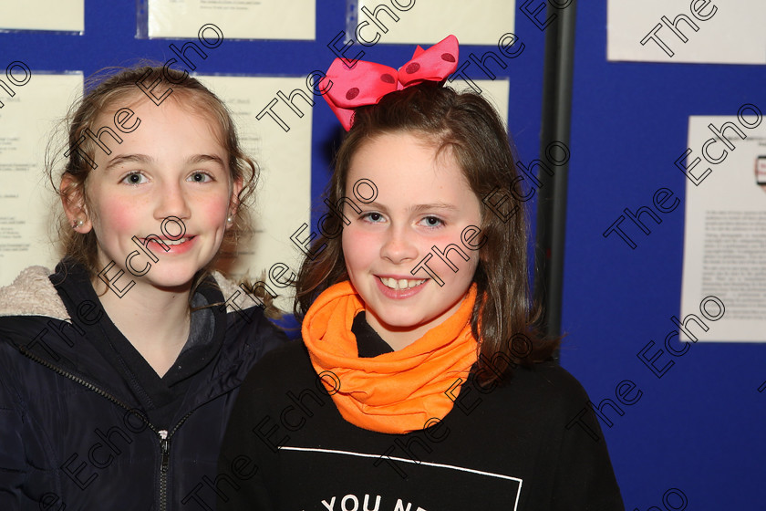 Feis23032018Fri10 
 10
Melody OLeary Reidy and Sarah Mulcahy from Ballycotton and Midleton.
 Ceol agus Amhrnaocht Traidisinta Class: 551: Grupa Ceoil Corn Evening Echo 14 Bliana DAois N Faoina Feis Maiti 92nd Festival held in Fr. Mathew Hall. EEjob 23/03/2018 Picture: Gerard Bonus