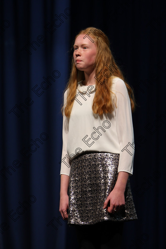 Feis22022018Thu15 
 15
Faye Hannigan performing.
 Speech and Drama Classes: 363: Solo Verse Speaking Girls 12 Years and Under Section 1
Feis Maiti 92nd Festival held in Fr. Mathew Hall. EEjob 22/02/2018 Picture: Gerard Bonus.