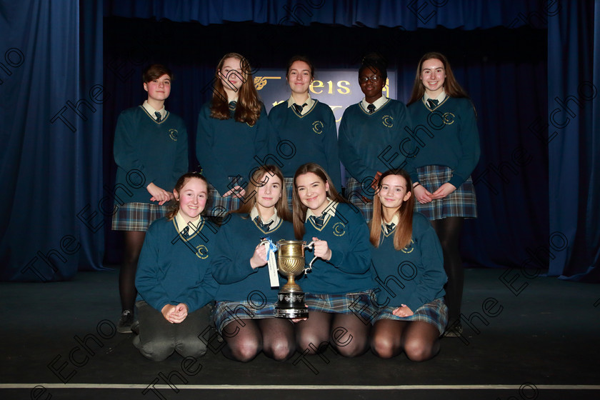 Feis08022019Fri22 
 22
Winning choir; Glanmire Community School for singing Blessing.

Class: 88: Group Singing The Hilsers of Cork Perpetual Trophy 16 Years and Under

Feis Maiti 93rd Festival held in Fr. Matthew Hall. EEjob 08/02/2019. Picture: Gerard Bonus