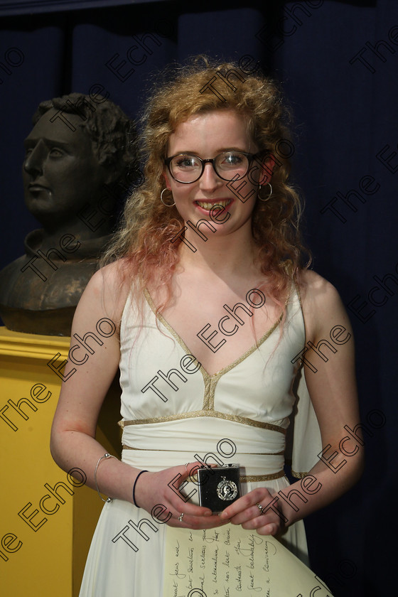 Feis16032018Fri61 
 61
Second place and Silver Medallist Sinead Crowley from Ballinhassig for her performance of Salome by Oscar Wild in The Lorna Daly Memorial Perpetual Cup.
 Feis Maiti 92nd Festival held in Fr. Mathew Hall. EEjob 16/03/2018 Picture: Gerard Bonus.