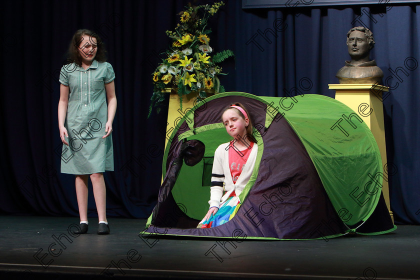 Feis21032019Thu12 
 10~12
Sarah Terry and Ciara OConnor from Whitechurch and Old Whitechurch Road giving a Bronze Medal performance of Horrid Henry Secret Password.

Class: 311: Dramatic Duo 12 Years and Under Section 1 A Dramatic Scene not exceeding 8minutes.

Feis Maiti 93rd Festival held in Fr. Mathew Hall. EEjob 21/03/2019. Picture: Gerard Bonus.