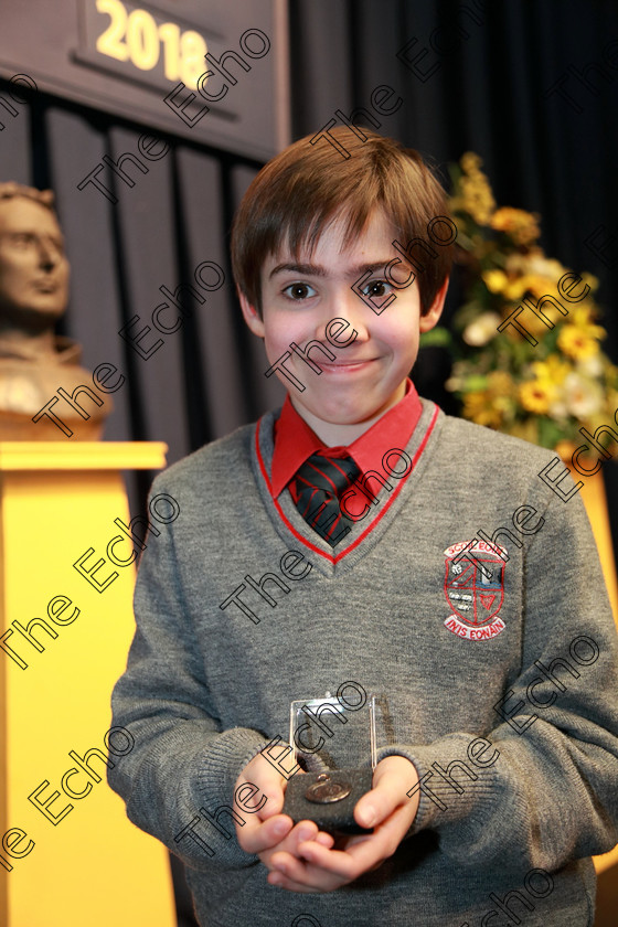 Feis30012018Tueo28 
 28
Bronze Medallist, Emile Moisy from Innishannon.
 EEjob 30/01/2018 
Feis Maiti 92nd Festival held in Fr. Matthew Hall 
Picture: Gerard Bonus

Instrumental Music. 
Class: 214: The Casey Perpetual Cup Woodwind Solo12 years and Under.