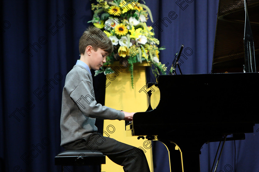 Feis29012018Mon08 
 8
James Watson performing.
 EEjob 29/01/2018 
Feis Maiti 92nd Festival held in Fr. Matthew Hall 
Picture: Gerard Bonus

Class: 165: Piano Solo 12 years and Under