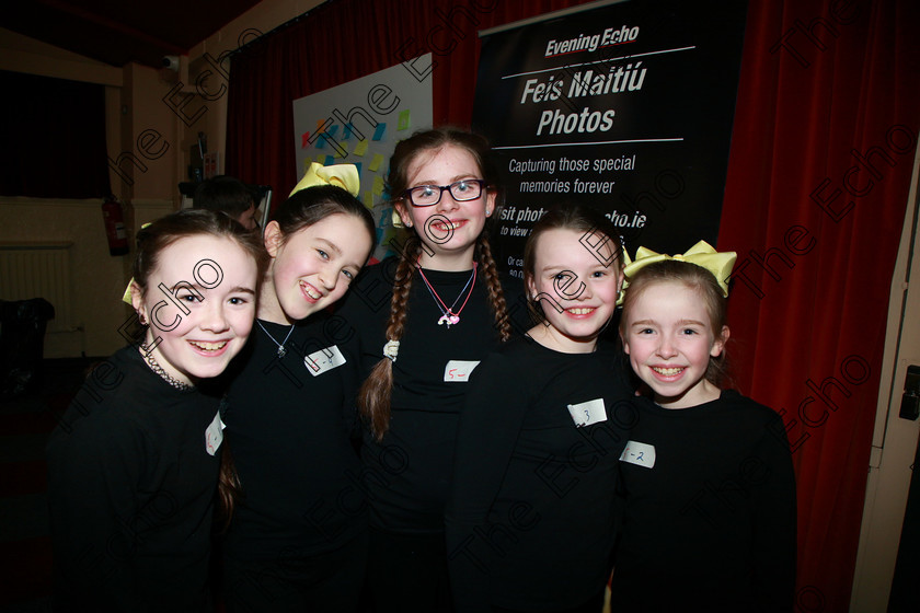 Feis16022018Fri05 
 5
Maria Barry Murphy, Aoibhe ODwyer, Siobhan Carter, Saoirse McHugh and Sophia Herlihy from Sherley McCarthy Drama performed Dirty Dog.
 Speech and Drama section 1 Class: 343: Group Improvisation 13YearsandUnder
Feis Maiti 92nd Festival held in Fr. Mathew Hall. EEjob 16/02/2018 Picture: Gerard Bonus.