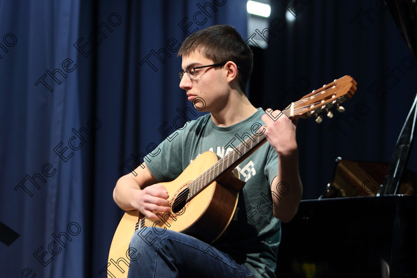 Feis0202109Sat23 
 23
Alexander Stradhie from Douglas performing.

Class: 277: Classical Guitar The Cormac and Maura Daly Perpetual Cup Classical Guitar 16 Years and Under

Feis Maiti 93rd Festival held in Fr. Matthew Hall. EEjob 02/02/2019. Picture: Gerard Bonus