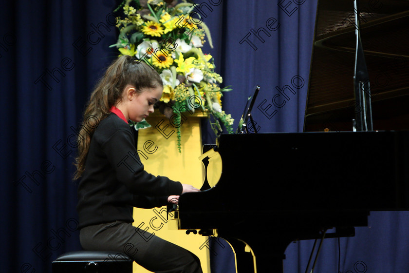 Feis29012018Mon06 
 6
Rosa OSullivan performing.
 EEjob 29/01/2018 
Feis Maiti 92nd Festival held in Fr. Matthew Hall 
Picture: Gerard Bonus

Class: 165: Piano Solo 12 years and Under