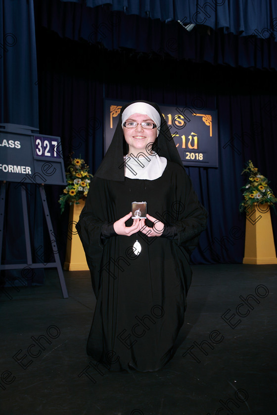 Feis20022018Tue50 
 50
Silver Medallist Caoimhe Russell from Douglas.
 Speech and Drama Class: 327: The Hartland Memorial Perpetual Trophy Dramatic Solo Section 2 12 Yearsand Under Feis Maiti 92nd Festival held in Fr. Mathew Hall. EEjob 20/02/2018 Picture: Gerard Bonus.