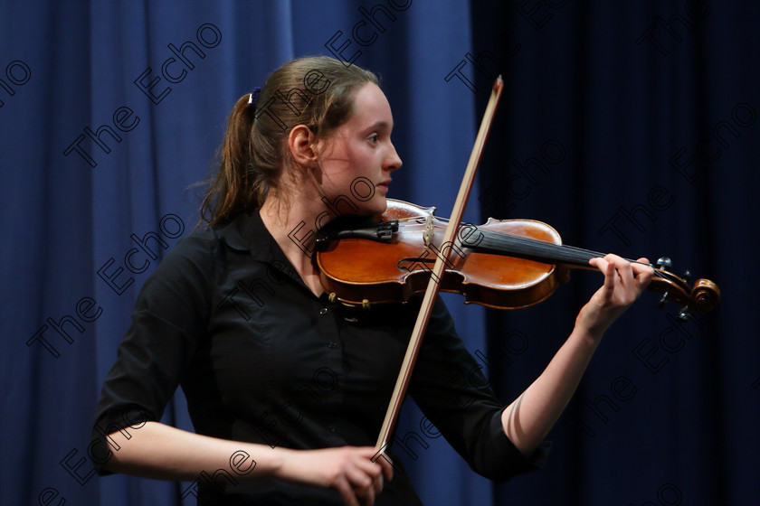 Feis31012018Wed35 
 35
Risn Hynes from Blackrock performing Kabalevsky 1st movement.
 Instrumental Music; Class: 236 The Shanahan & Co. Perpetual Cup: Advance Violin, one movement from a Concerto; Feis Maiti 92nd Festival held in Fr. Matthew Hall. EEjob 31/01/2018. Picture: Gerard Bonus.