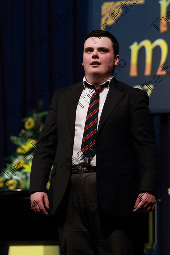 Feis05032019Tue39 
 39~40
Daniel Merritt from Douglas singing Intil

Class: 23: The London College of Music and Media Perpetual Trophy
Musical Theatre Over 16Years Two songs from set Musicals.

Feis Maiti 93rd Festival held in Fr. Mathew Hall. EEjob 05/03/2019. Picture: Gerard Bonus