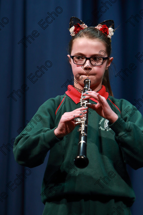 Feis11022019Mon07 
 7
Selena ORourke playing Dance of the Scarecrows and Green Fields as part of her Programme.

Class: 215: Woodwind Solo 10 Years and Under Programme not to exceed 4 minutes.

Feis Maiti 93rd Festival held in Fr. Matthew Hall. EEjob 11/02/2019. Picture: Gerard Bonus