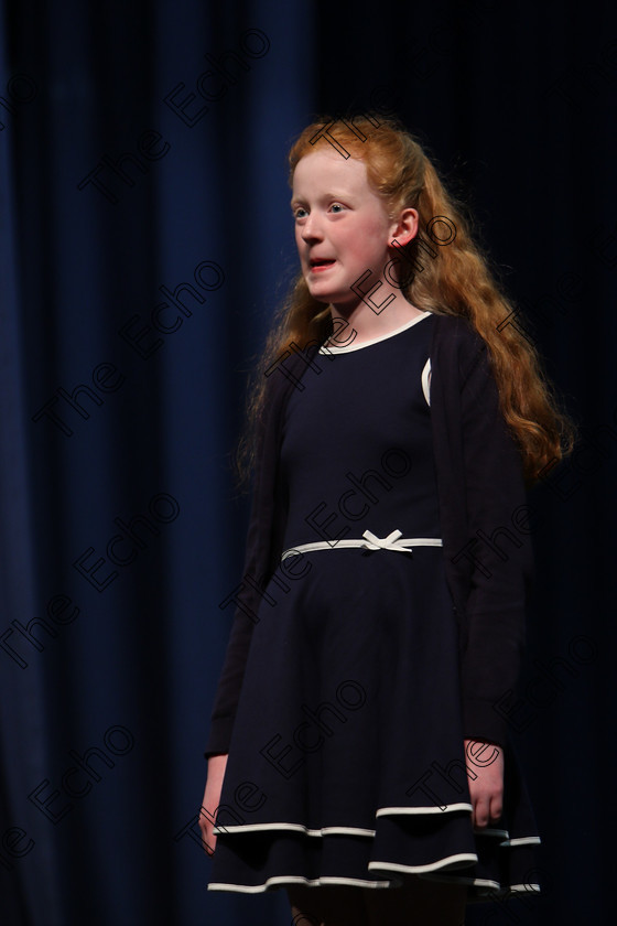 Feis22022018Thu18 
 18
Niamh Finn performing.

Speech and Drama Classes: 363: Solo Verse Speaking Girls 12 Years and Under Section 1
Feis Maiti 92nd Festival held in Fr. Mathew Hall. EEjob 22/02/2018 Picture: Gerard Bonus.