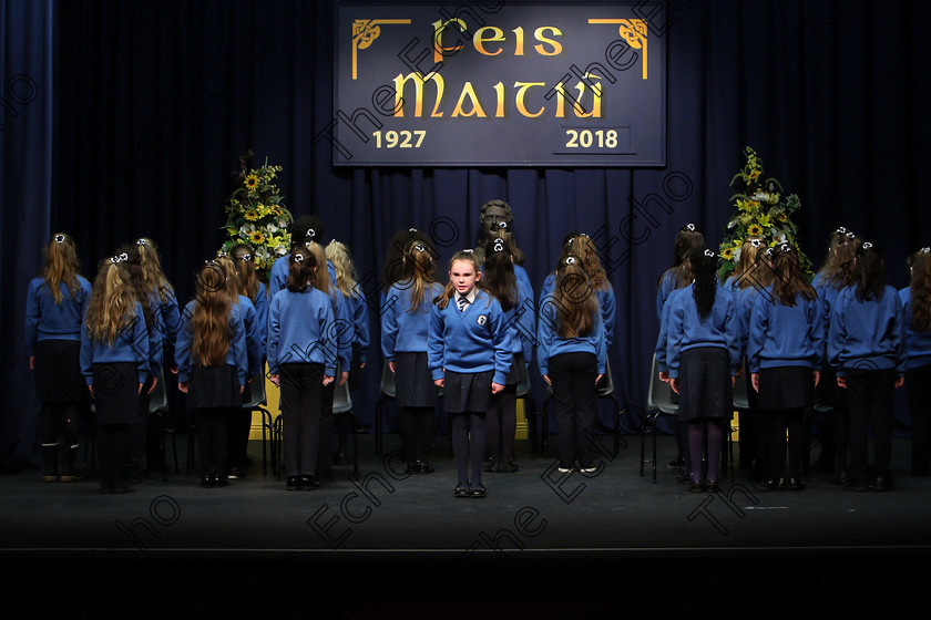 Feis23022018Fri32 
 32~36
St. Marys NS Cobh performing (Pam Golden) 
 Speech and Drama Class: 476: The Peg OMahony Memorial Perpetual Cup Choral Speaking 4th Class Feis Maiti 92nd Festival held in Fr. Mathew Hall. EEjob 23/02/2018 Picture: Gerard Bonus.